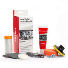 Kit complet pentru lustruire si restaurare faruri, AVX-AM02892 FAVLine Selection