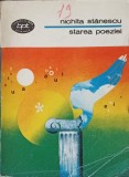 Starea Poeziei - Nichita Stanescu - Minerva 1974 - Poezie Romaneasca, BPT, Paperback