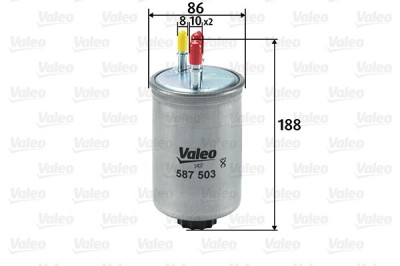 VALEO 587503 filtru combustibil foto