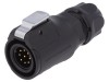 Mufă Circulară 16mm 9 pini Aurită 5A