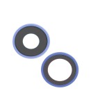 Geam Camera Set iPhone 16 , iPhone 16 Plus Albastru