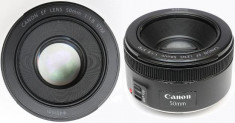 Obiectiv foto canon ef 50mm/ f1.8 stm foto