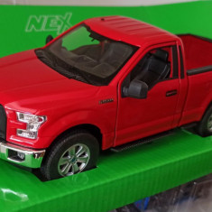 Macheta Ford F-150 Pickup Truck 2015 rosu - Welly 1/24