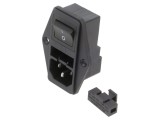 Conector Alimentare AC Soclu Tată 10A 250V