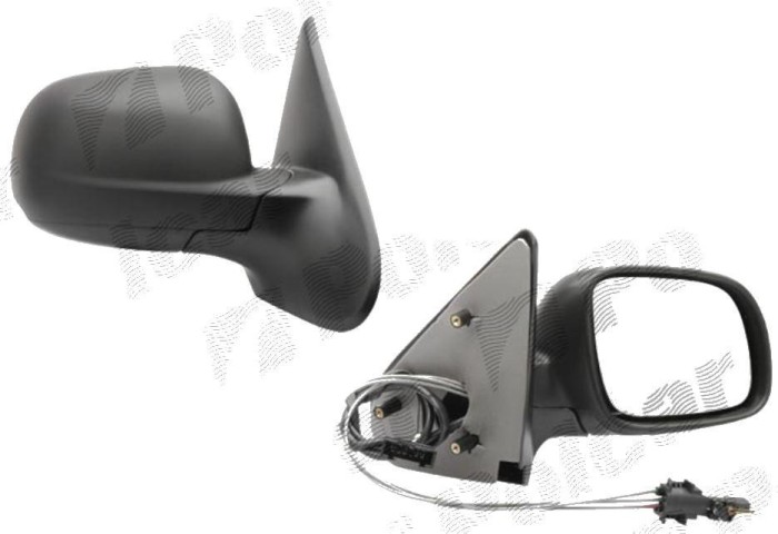 Oglinda exterioara Seat Ibiza/Cordoba (6K) 07.1999-02.2002 Partea Dreapta Crom Convex Manuala Prin Cablu Fara Incalzire Model MIC, cu senzor temperat