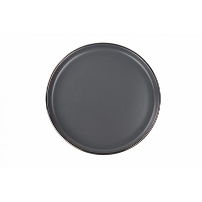 Set 6 farfurii desert Calypso Heinner, 20 cm, ceramica, Gri foto