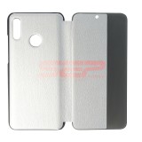 Husă Smart View Huawei P Smart 2019 Silver, Flip Cover, Protectie Premium