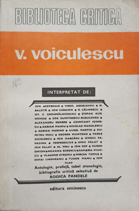 V. VOICULESCU INTERPRETAT-RODICA PANDELE