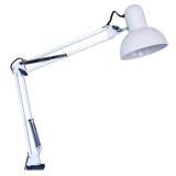 Lampa Masa Profesionala Manichiura Birou Alba Totokita&reg; Extensibila E27 60W, Brat Flexibil 360&deg;, Suport Fixare, Metal