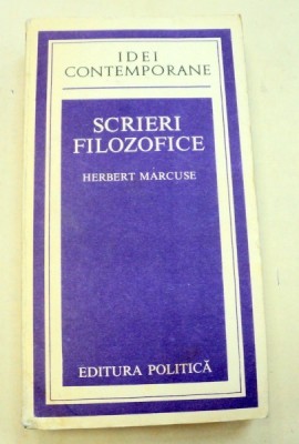 SCRIERI FILOZOFICE-HERBERT MARCUSE foto