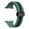 Curea silicon, compatibila Apple Watch 9|8|7|6|5|4|3|2|1 Series, 41mm|40mm|38mm, Jade Stripe