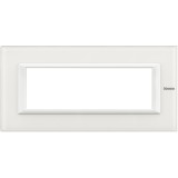 Rama Ornament 6M Axolute Bticino sticla alba HA4806VBB