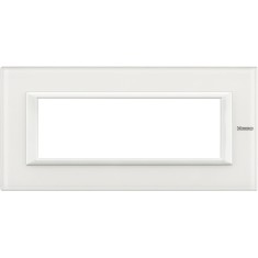 Rama Ornament 6M Axolute Bticino sticla alba HA4806VBB