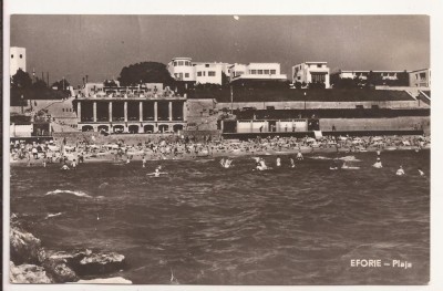 Carte Postala veche - Eforie, Plaja, circulata 1961 foto