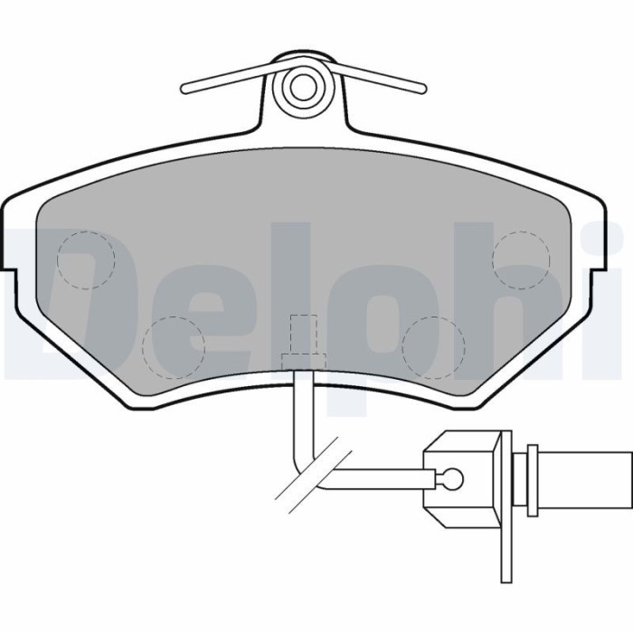 DELPHI LP1631 set placute frana,frana disc