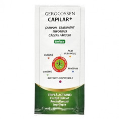 Sampon impotriva caderii parului Capilar+, plic 15 ml, Gerocossen