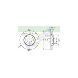 Set disc frana Icer 78BD80272, parte montare : Punte Fata