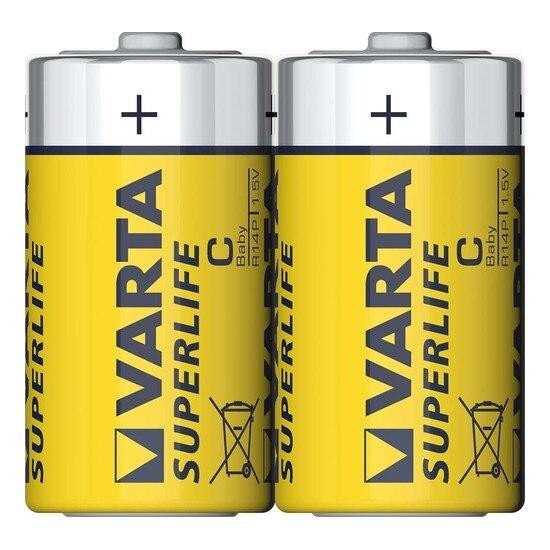 Baterii Varta Superlife 2C, R14, 1.5V, 1bucata