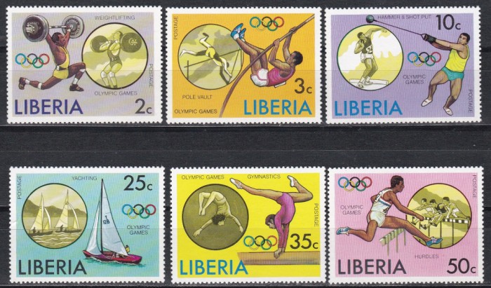 Liberia 1976 - Jocurile Olimpice - Montreal, MNH