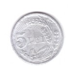 Moneda 5 Lei 1947, Aluminiu, Rom&acirc;nia, Circulată/Uzată - Colecție Numismatică
