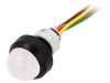 Lampă de control LED POLAM-ELTA 24V AC/DC Roșu Verde Galben Diametru 20mm Montare 13mm IP40