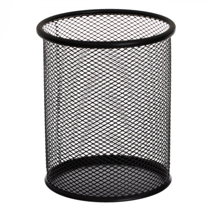 Suport Pixuri Metalic, Negru, 11.5x14cm