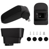 Cumpara ieftin Cotiera auto negru 11x35x(32-49) cm ABS