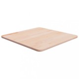 VidaXL Blat de masă pătrat, 50x50x1,5 cm, lemn masiv stejar netratat