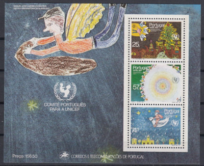 Portugalia - UNICEF - BL - MNH foto