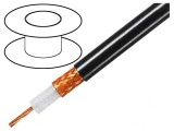 Cablu coaxial RG213U litat Cu PVC negru 100m 10,4mm