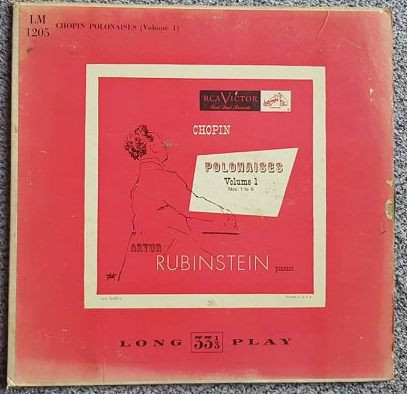 Vinil Artur Rubinstein, pian, Chopin Polonaises (vol 1) No 1-6