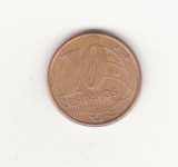 Brazilia 10 centavos 2008, America Centrala si de Sud