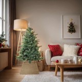 vidaXL Guler pentru Pomul de Crăciun Maro 70 x 70 x 28 cm 42020183
