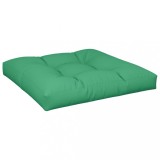 Cumpara ieftin Perna pentru paleti, verde, 70x70x12 cm, material textil