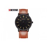 Ceas Curren Slim barbatesc, Elegant, Black - M8233NM