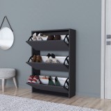 Dulap pantofi Aurskog 110x73,5x24cm pal antracit [en.casa] HausGarden Leisure, [en.casa]