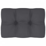 Pernă pentru canapea din paleți, antracit, 60 x 40 x 10 cm