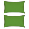 Set 2 Perne decorative dreptunghiulare Mania Relax, din bumbac, 50x70 cm, culoare verde, Palmonix