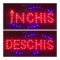RECLAMA LUMINOASA CU LEDURI INSCRIPTIA INCHIS/DESCHIS,ATRAGE CLIENTII IN MAGAZIN