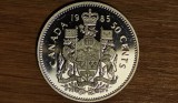Canada - moneda de colectie - 50 cents 1985 PROOF - Elisabeta II - absolut superba !