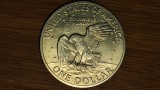SUA -moneda argint uriasa ⌀ 38.1 mm- 1 Eisenhower Dollar 1971 S AU/UNC -superba, America de Nord