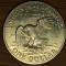SUA -moneda argint uriasa ⌀ 38.1 mm- 1 Eisenhower Dollar 1971 S AU/UNC -superba