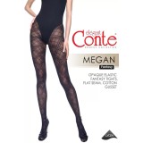 Dres cu model geometric, Conte Fantasy Megan - Nero, 2-S Standard