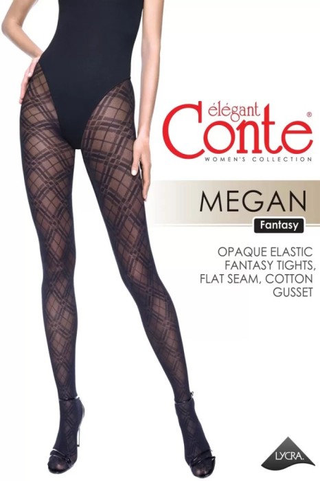 Dres cu model geometric, Conte Fantasy Megan - Nero, 2-S Standard