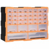 VidaXL Organizator cu 40 de sertare, 52 x 16 x 37,5 cm