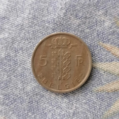 MONEDA BELGIA -5 FRANCI 1971. (BELGIE)