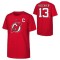 New Jersey Devils tricou de copii Nico Hischier Flat Captains N&amp;amp;N Ss Ctn red - Dětsk&eacute; L (11 - 12 let)