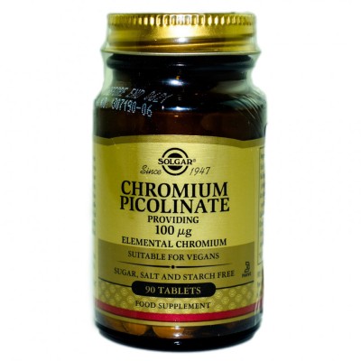CHROMIUM PICOLINATE 100mg 90 veg caps SOLGAR foto