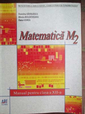 Matematica M2 clasa a 12-a foto