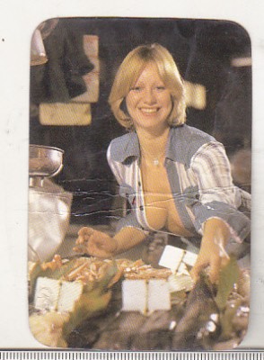bnk cld Calendar de buzunar 1978 - femeie sexy foto
